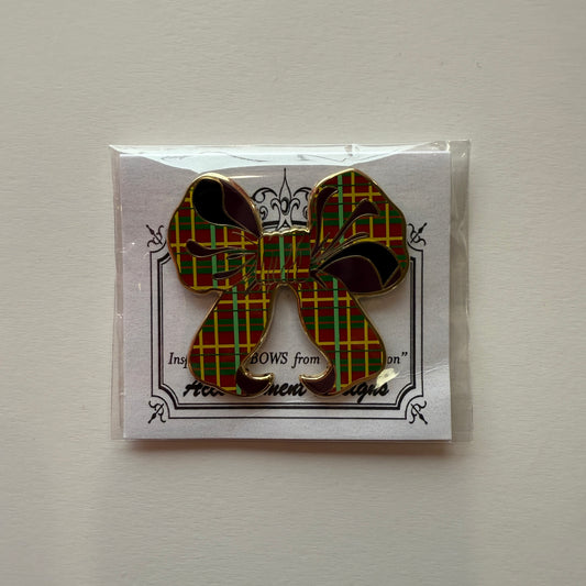 Plaid Bow Needleminder
