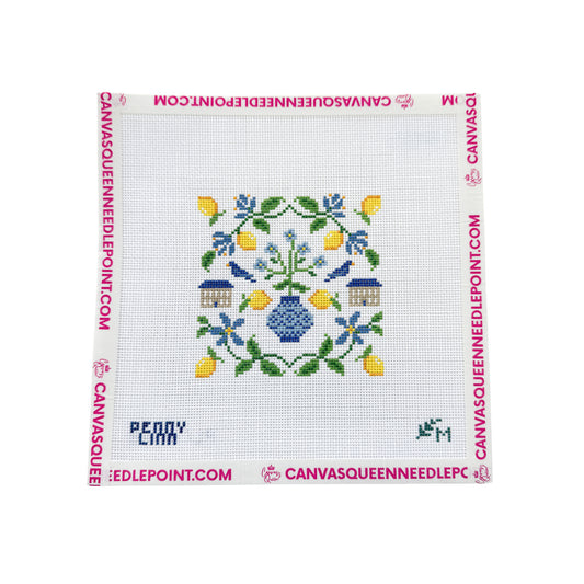 Lemon Motif Square