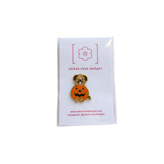 Pug in a Pumpkin Needleminder