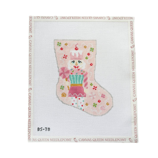 Sugary Sweet Nutcracker Ornament Sized Bauble Stocking