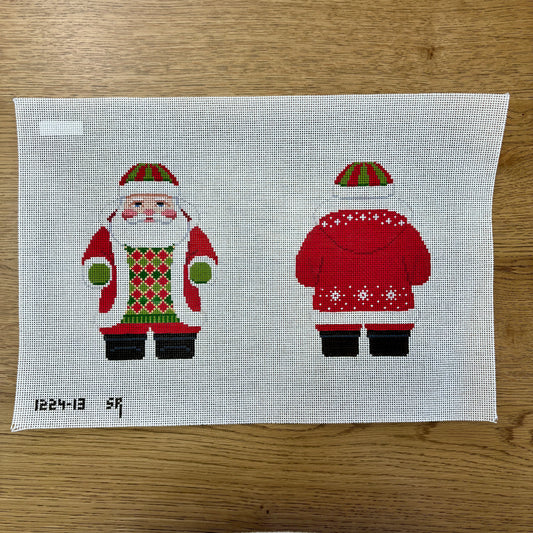 Snowflake Red Jacket Santa (Trunk Show)