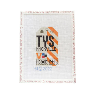 Knoxville Retro Luggage Tag