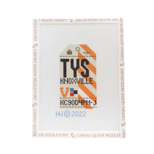 Knoxville Retro Luggage Tag