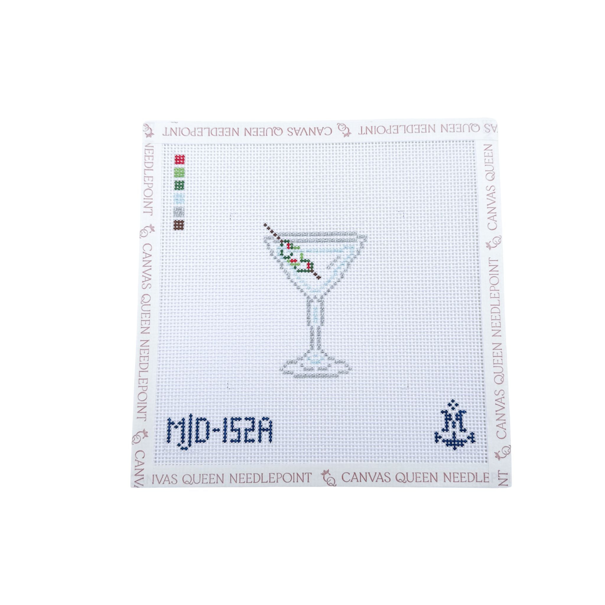 Martini Silhouette – Canvas Queen Needlepoint