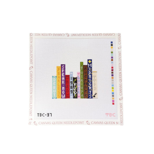 Pop Album Book Stack