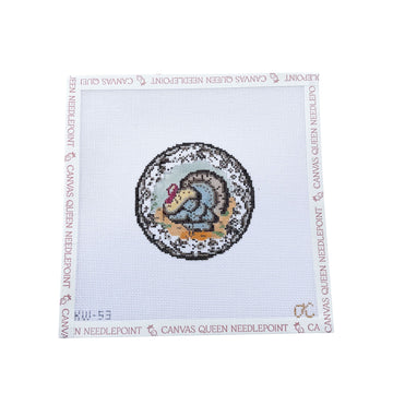 Transferware Turkey Plate