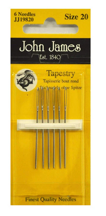 John James #20 Tapestry Needles