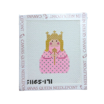 Pink Angel with Gold Crown Angel