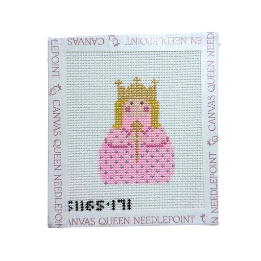 Pink Angel with Gold Crown Angel