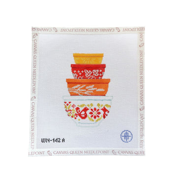 Vintage Bowls Autumn Print