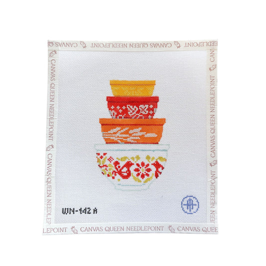 Vintage Bowls Autumn Print