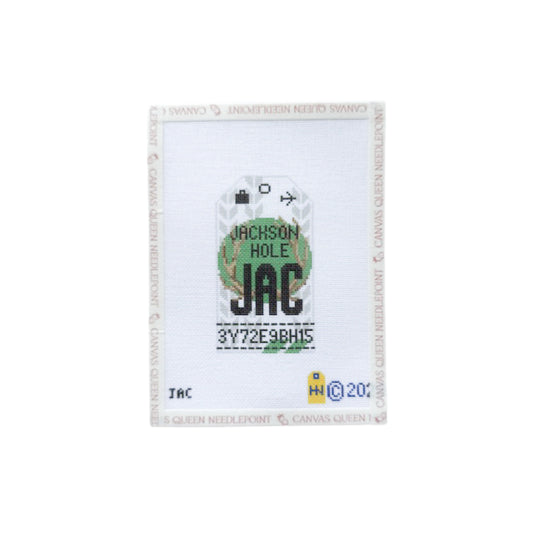 Jackson Hole Retro Travel Tag