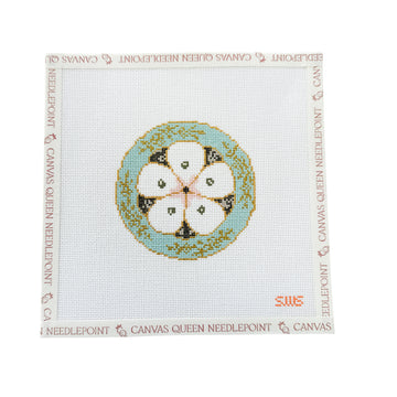 Turquoise Oyster Plate 18 Count