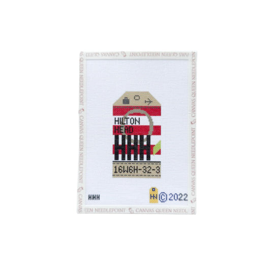Hilton Head Retro Travel Tag