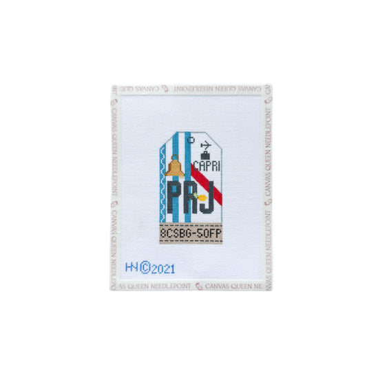 Capri Retro Travel Tag