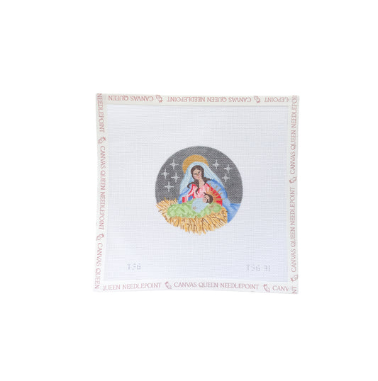 Mother and Child Round Ornament
