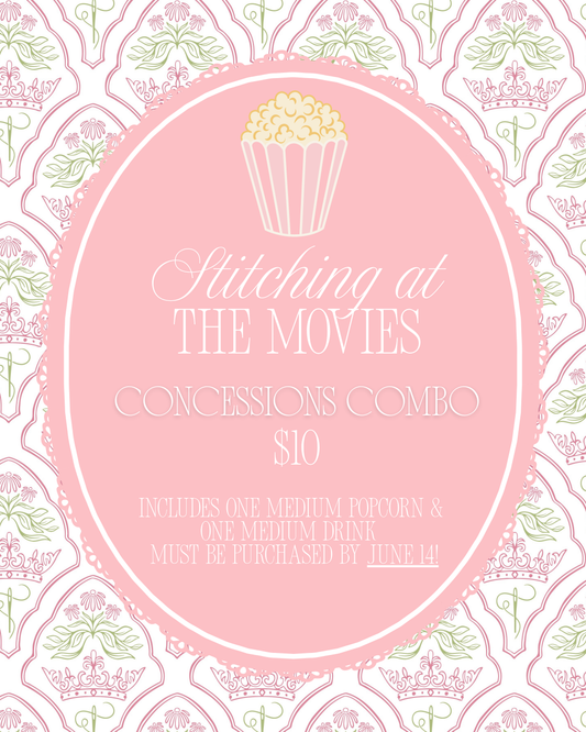 Concessions Combo for Stitching at the Movies