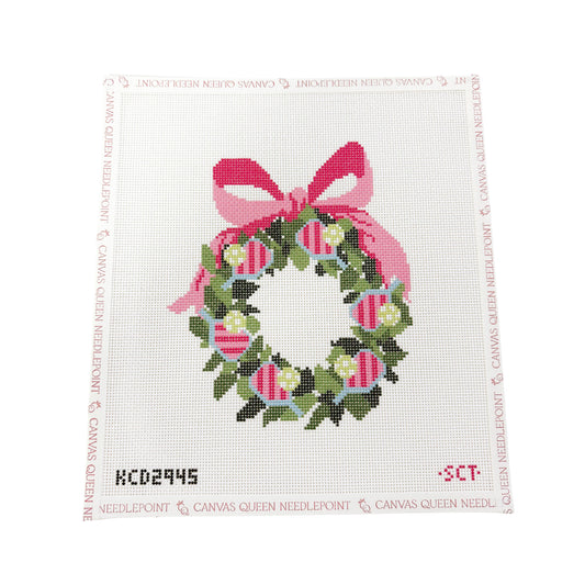 Pickleball Wreath Printed Canvas