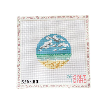 Beach Scene Round