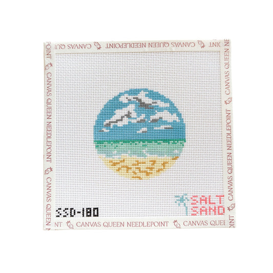 Beach Scene Round
