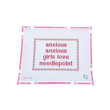 Anxious Girls Love Needlepoint Pink