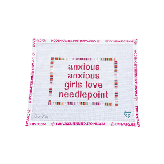 Anxious Girls Love Needlepoint Pink