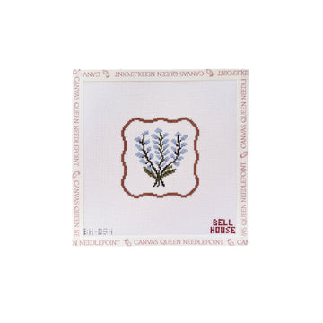 Bluebonnets Squiggly Square