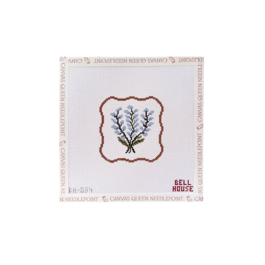 Bluebonnets Squiggly Square