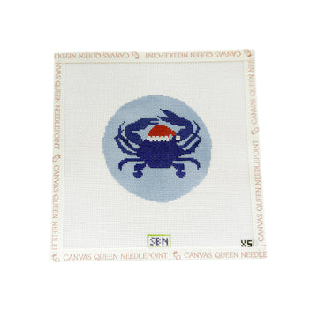 Blue Crab in a Santa Hat