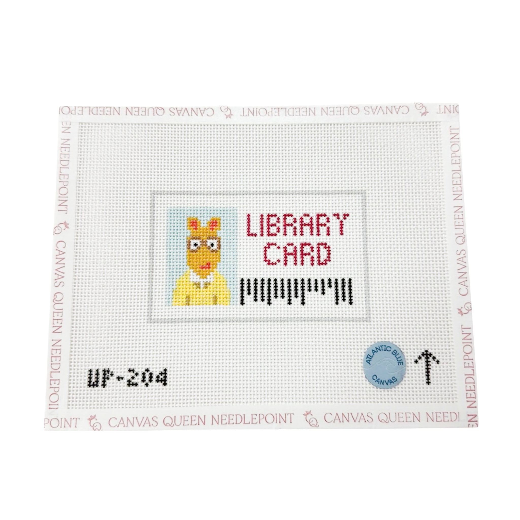 Arthur Library Card – Canvas Queen Needlepoint