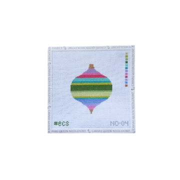 Horizontal Striped Bauble