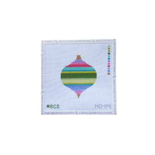 Horizontal Striped Bauble