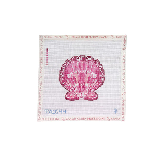 Pink Scallop Ornament Canvas