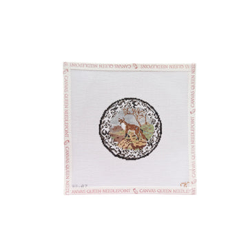 Transferware Fox Plate