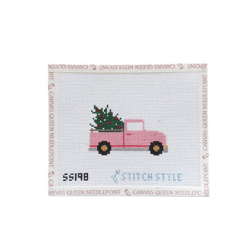 Pink Christmas Truck