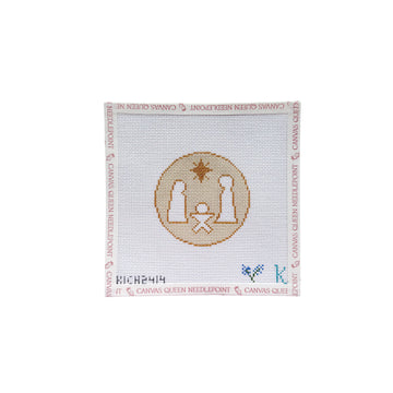 Gold and White Holy Family