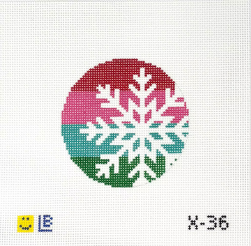 New Snowflake on Stripes (13m)