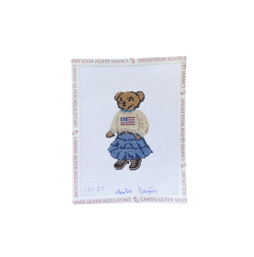 Girl Flag Bear