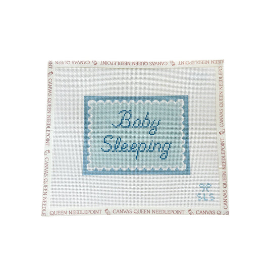 Baby Sleeping Blue Scallop