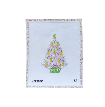 Pink Pineapple Tree Ornament