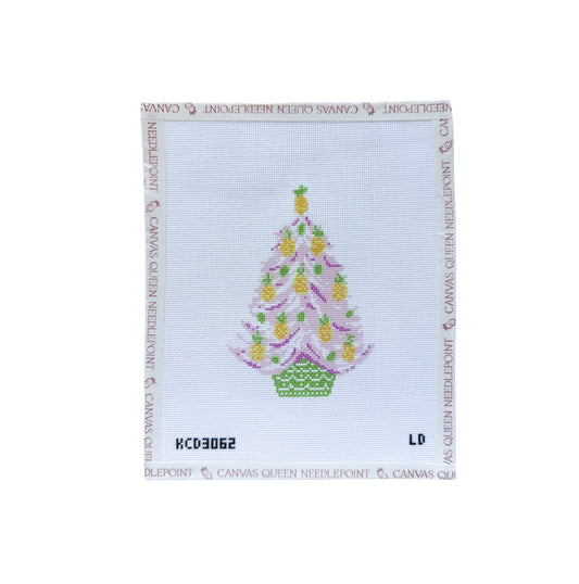 Pink Pineapple Tree Ornament