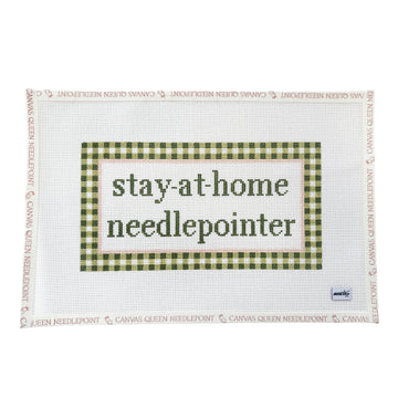 Stay-at-home Needlepointer Canvas
