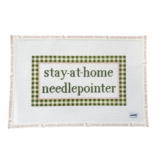 Stay-at-home Needlepointer Canvas