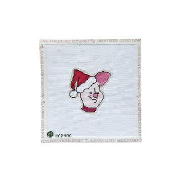 Piglet in Santa Hat
