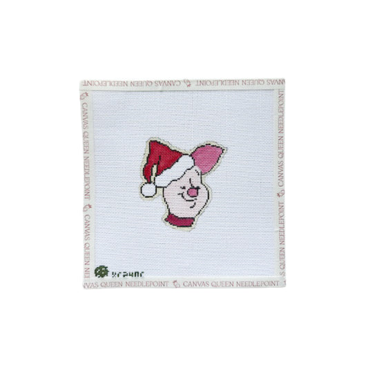 Piglet in Santa Hat