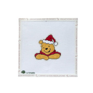 Pooh in Santa Hat