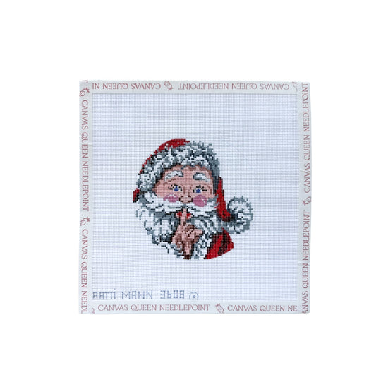 Santa SHHH Ornament