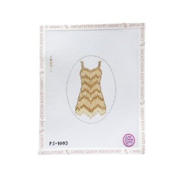 Eras Costume: Fearless Gold Sparkle Dress