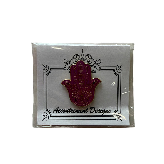 Hamsa Purple Needle Minder