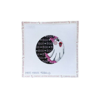 Cute Ghost and Hearts Round
